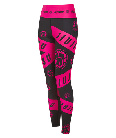 Helena Taped Leggings - Black & Pink