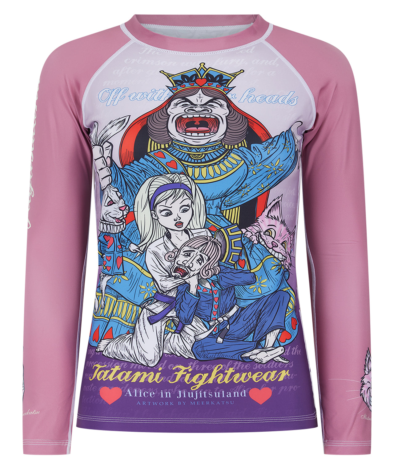 Ladies Meerkatsu Alice In Jiu-Jitsu Land Rash Guard – Tatami