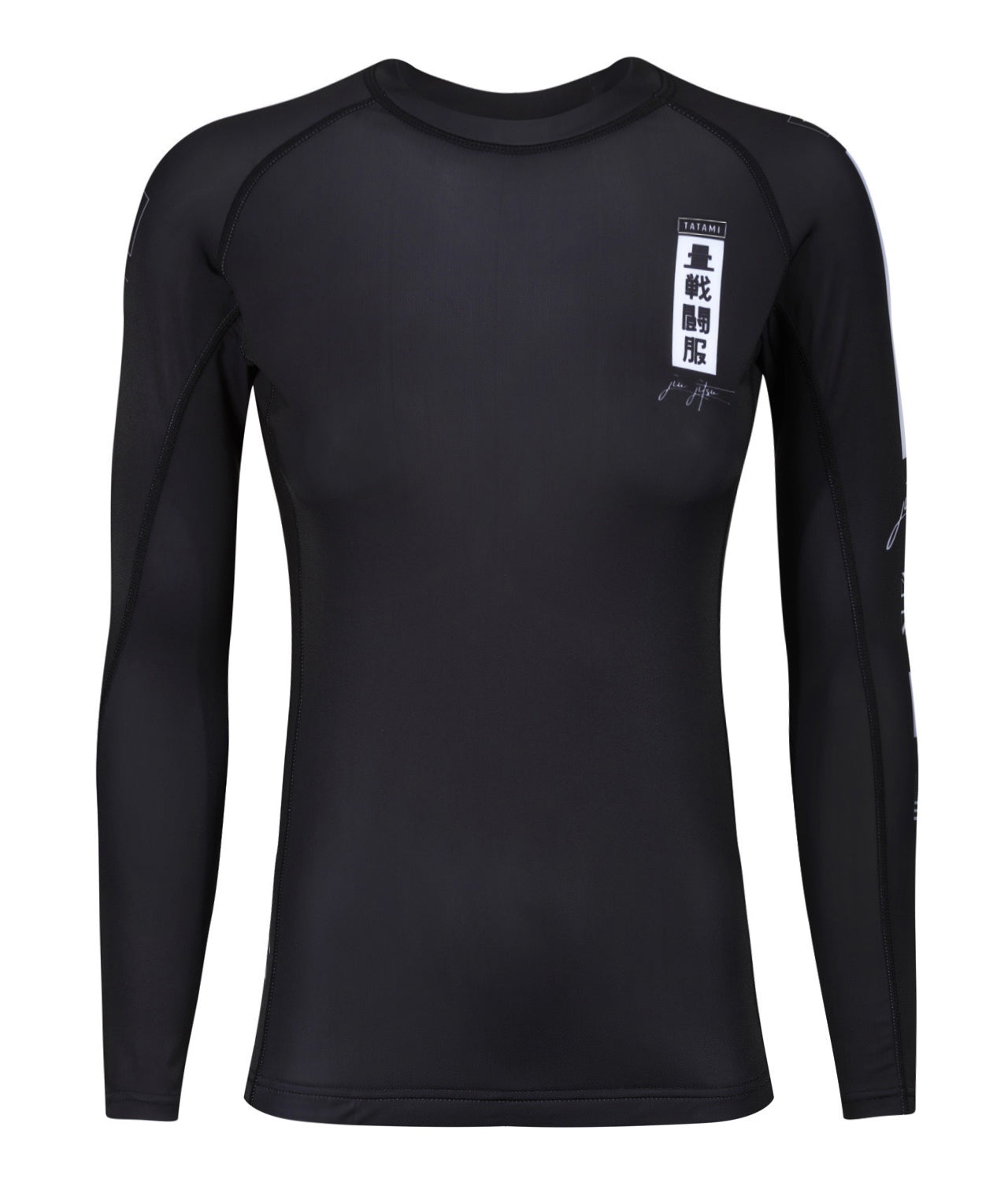 Ladies Kanagawa Long Sleeve Rash Guard - Black – Tatami Fightwear USA