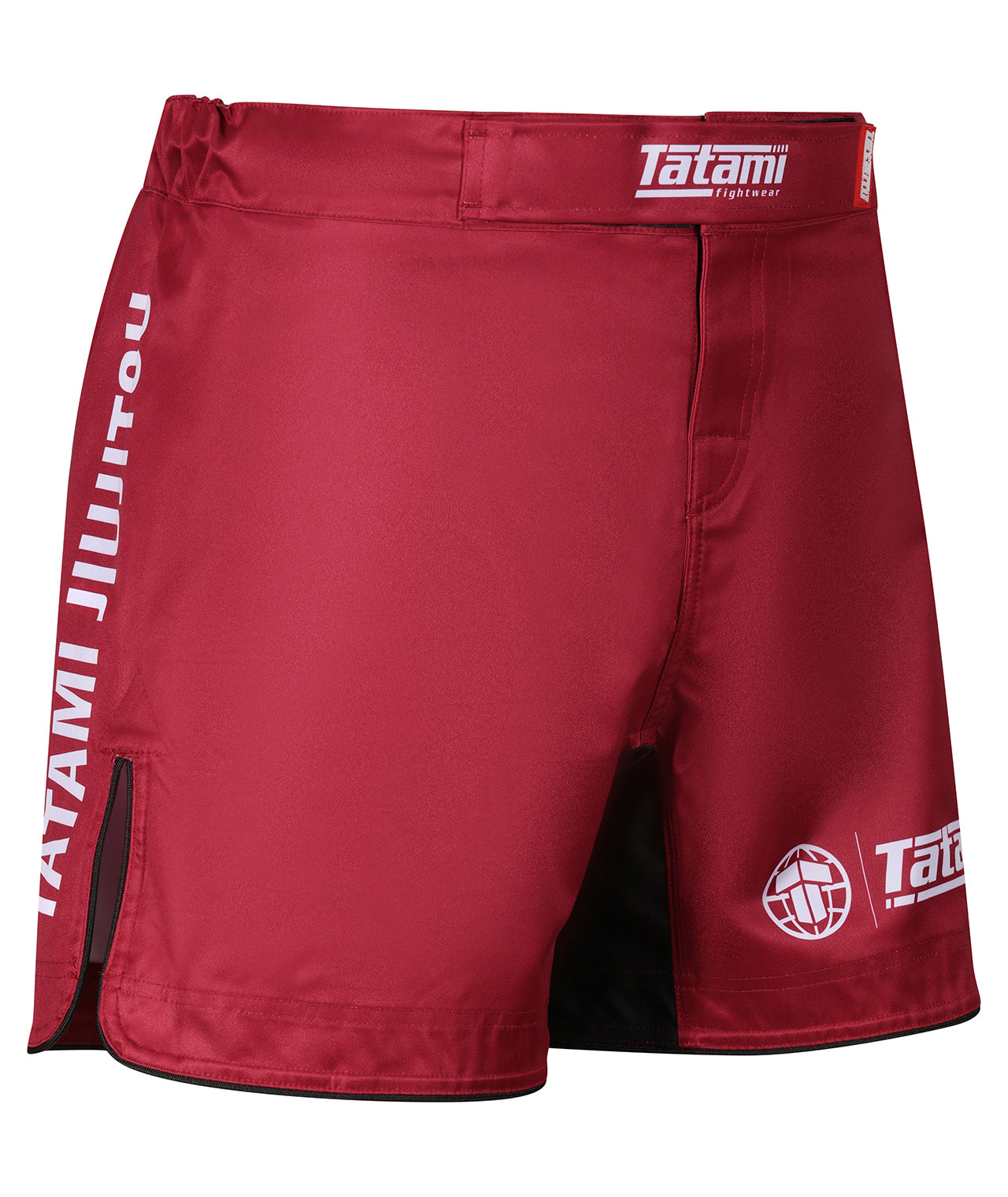 Impact Mid Cut Grappling Shorts - Ruby Red – Tatami Fightwear USA
