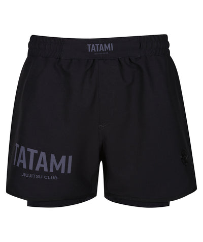 JJ Club Hybrid High Cut Shorts - Black