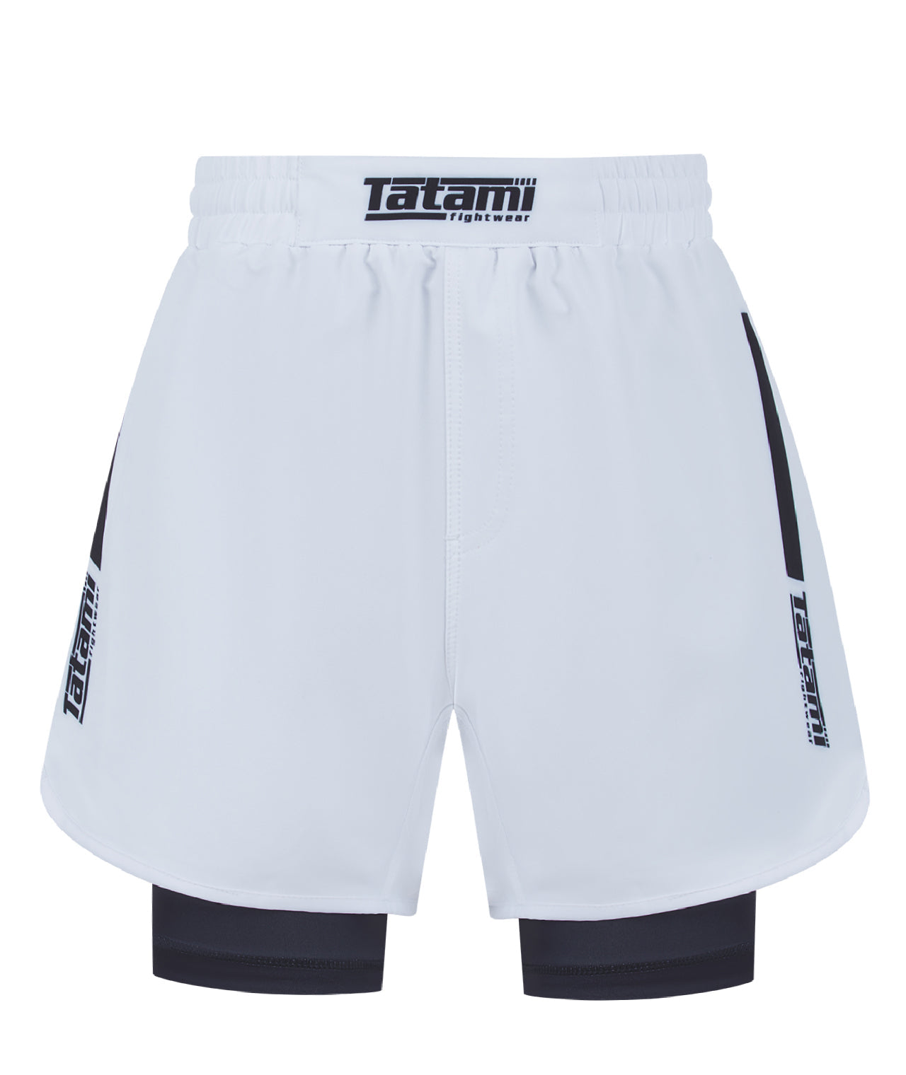 Ladies IBJJF Ranked Hybrid Shorts - Black & White – Tatami