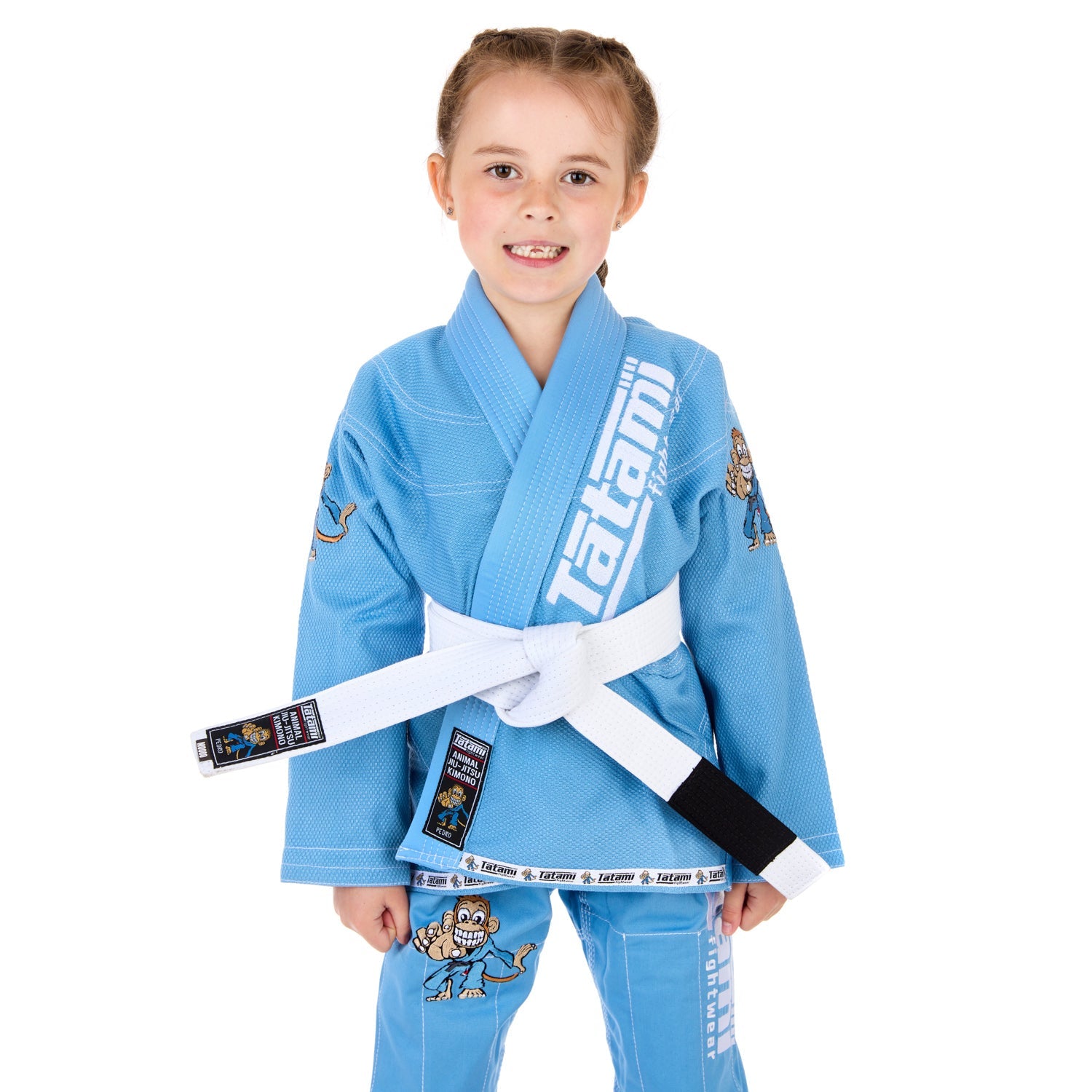 Meerkatsu Kids Animal Gi - Sky Blue – Tatami Fightwear USA