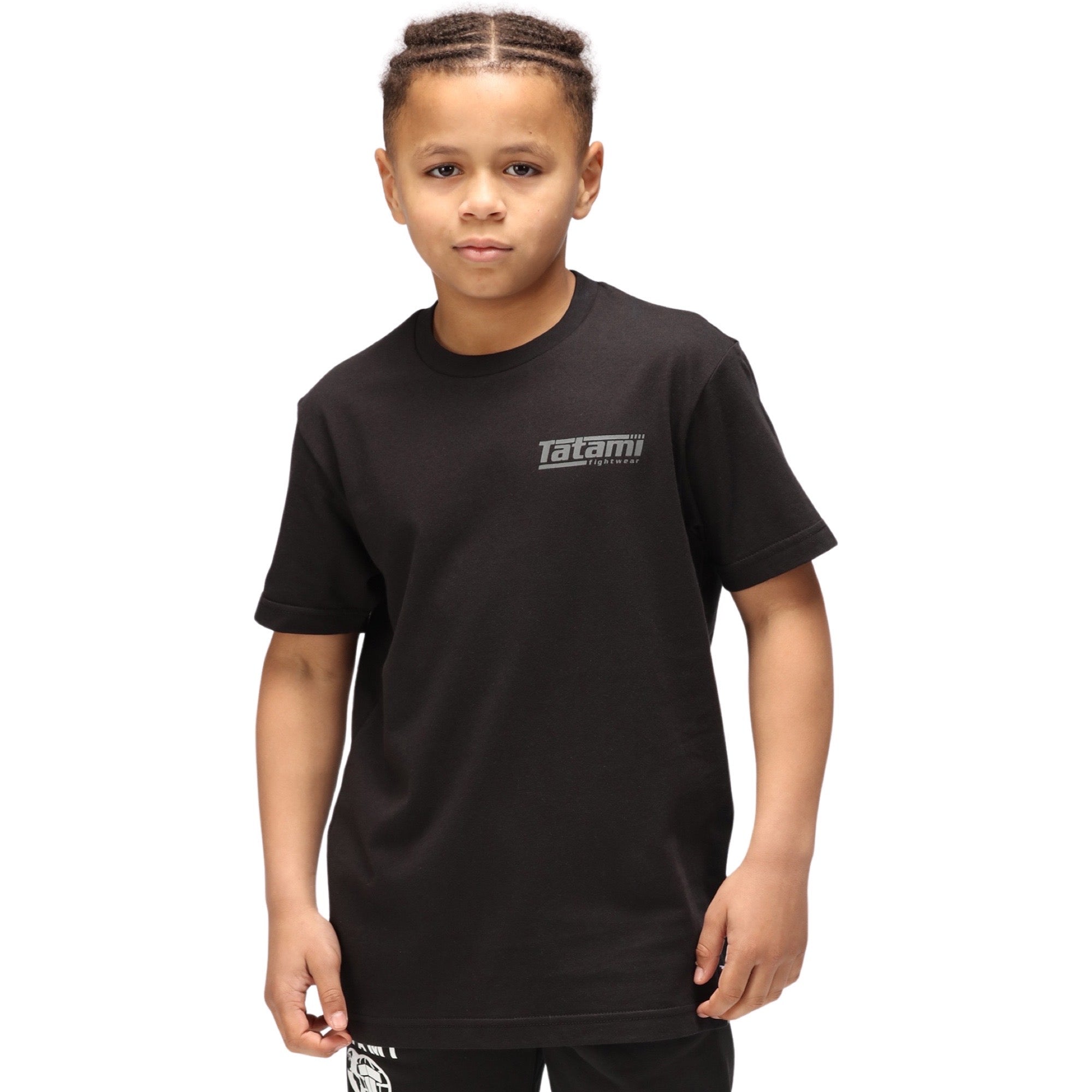 Kids Thinking Monkey T-Shirt - Black