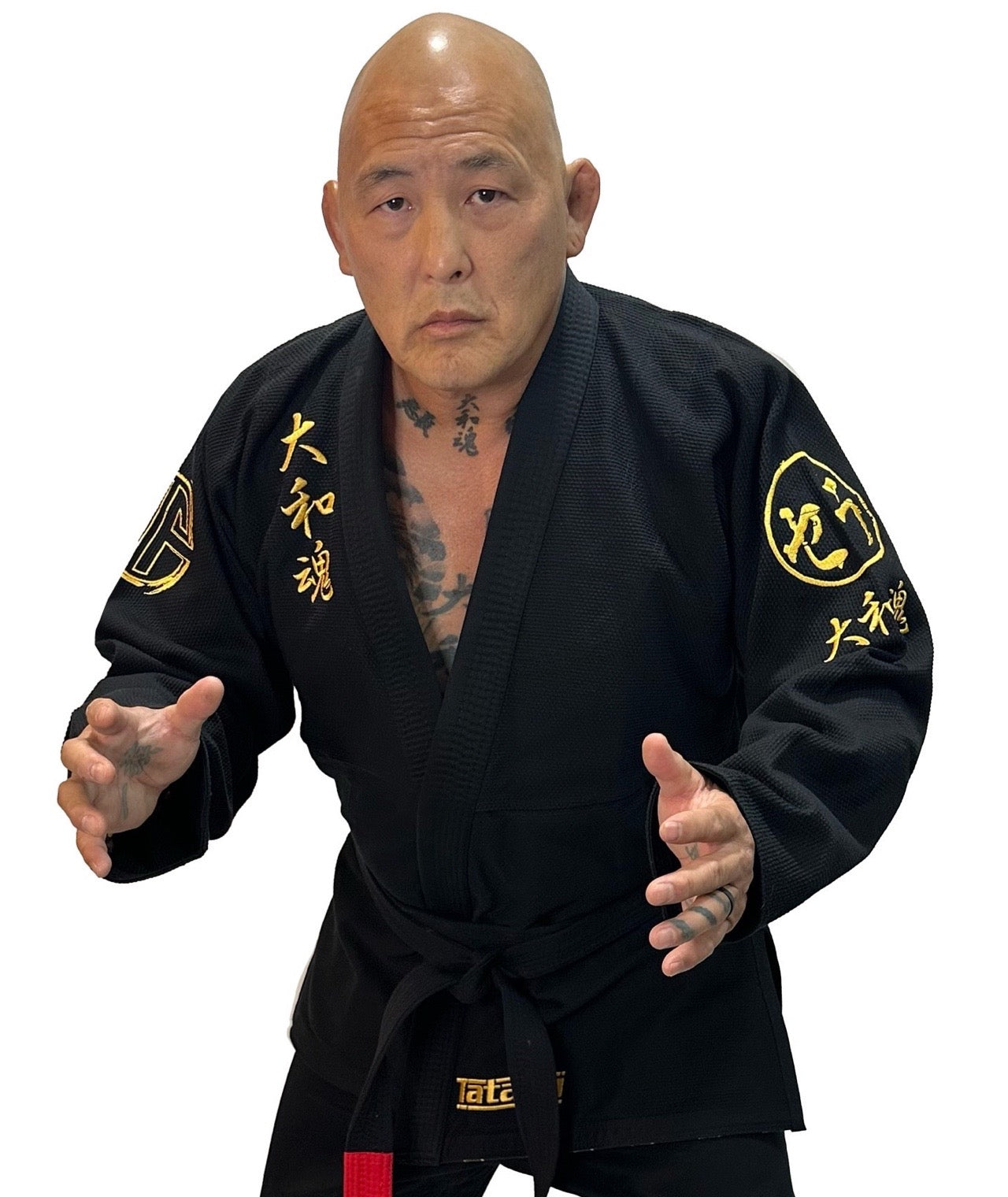 Camiseta japonesa Jiu Jitsu Oni Demon MMA BJJ Wrestling Lover, Negro 