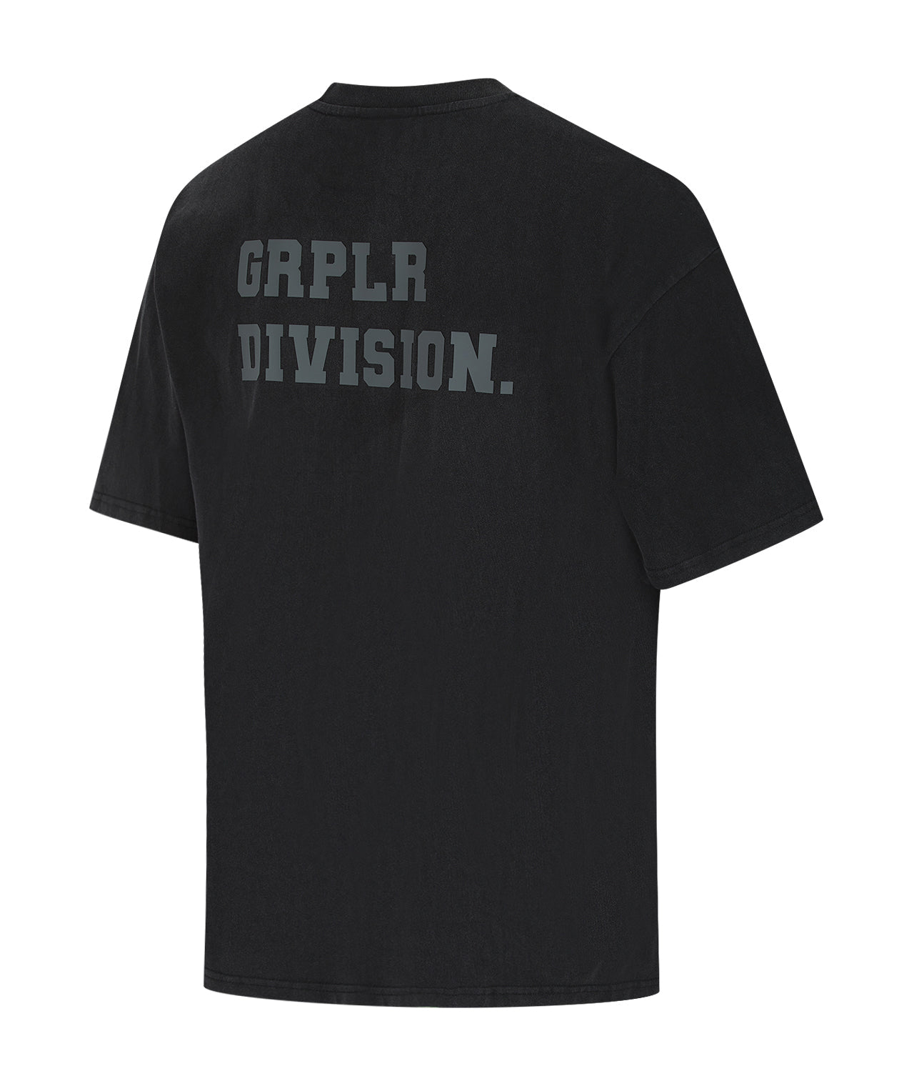 GRPLR Division Oversized Stone Washed T-Shirt - Black – Tatami