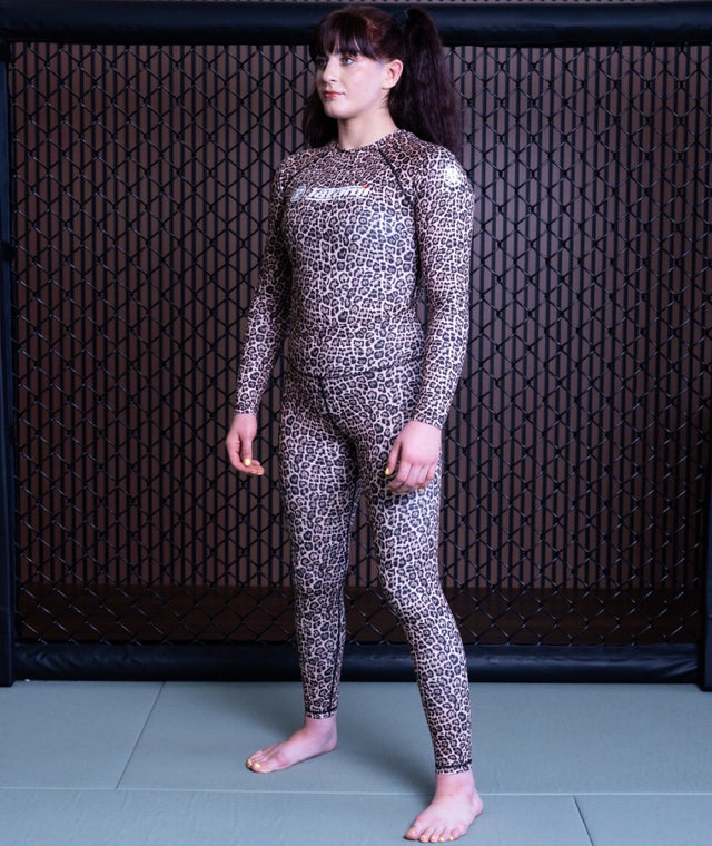 Street One Leggings Donna Con Stampa Leopardata – Jersey Elasticizzato, Orlo Elastico, Mix Cotone