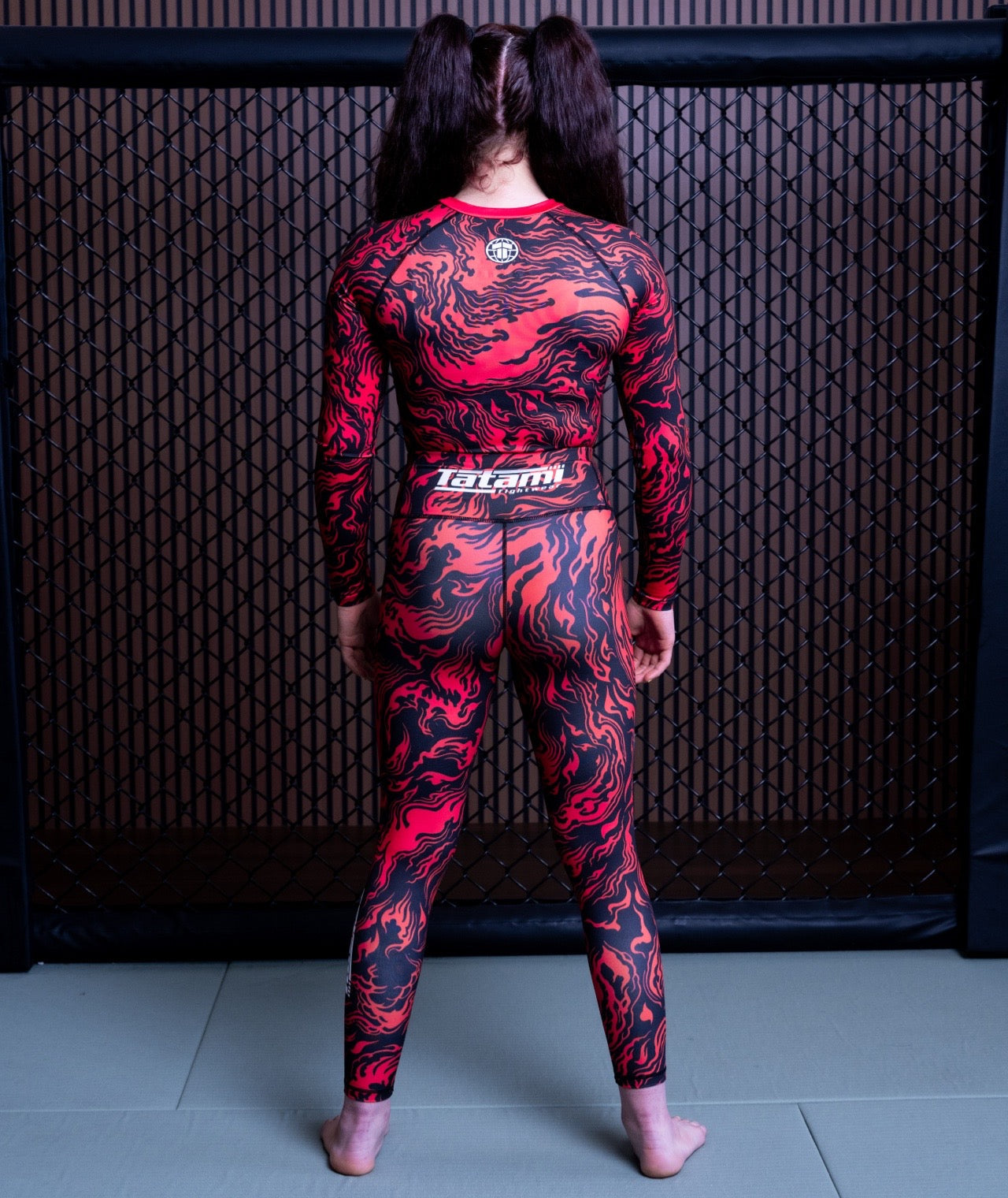 Ladies Helena Leggings - Lava Red – Tatami Fightwear USA