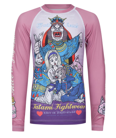 Kids Meerkatsu Alice in Jiu-Jitsu Land Rash Guard