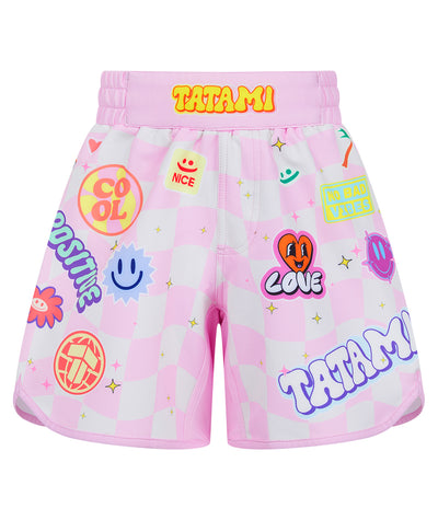 Kids Sticker Bomb Grappling Shorts