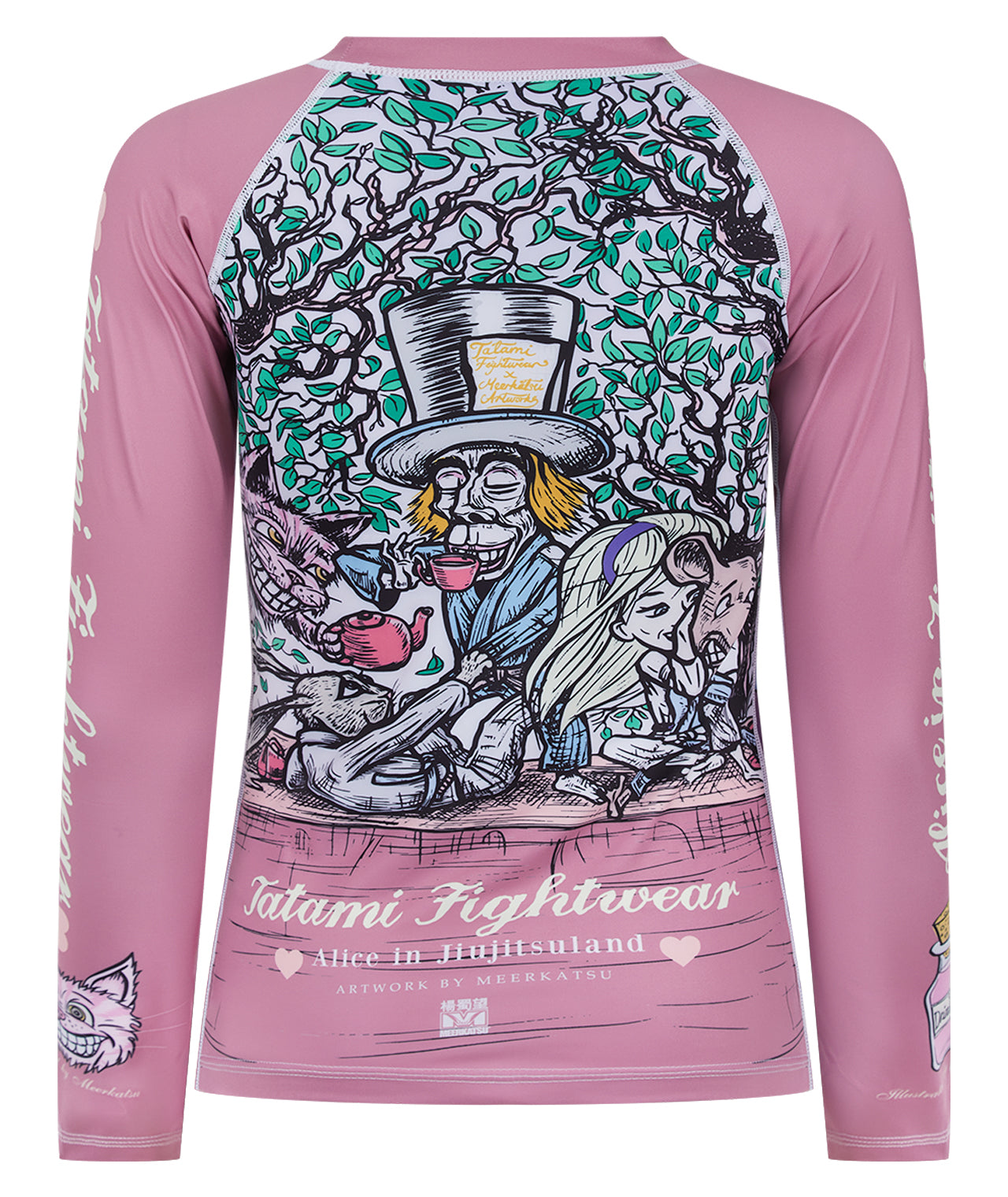 Ladies Meerkatsu Alice In Jiu-Jitsu Land Rash Guard – Tatami