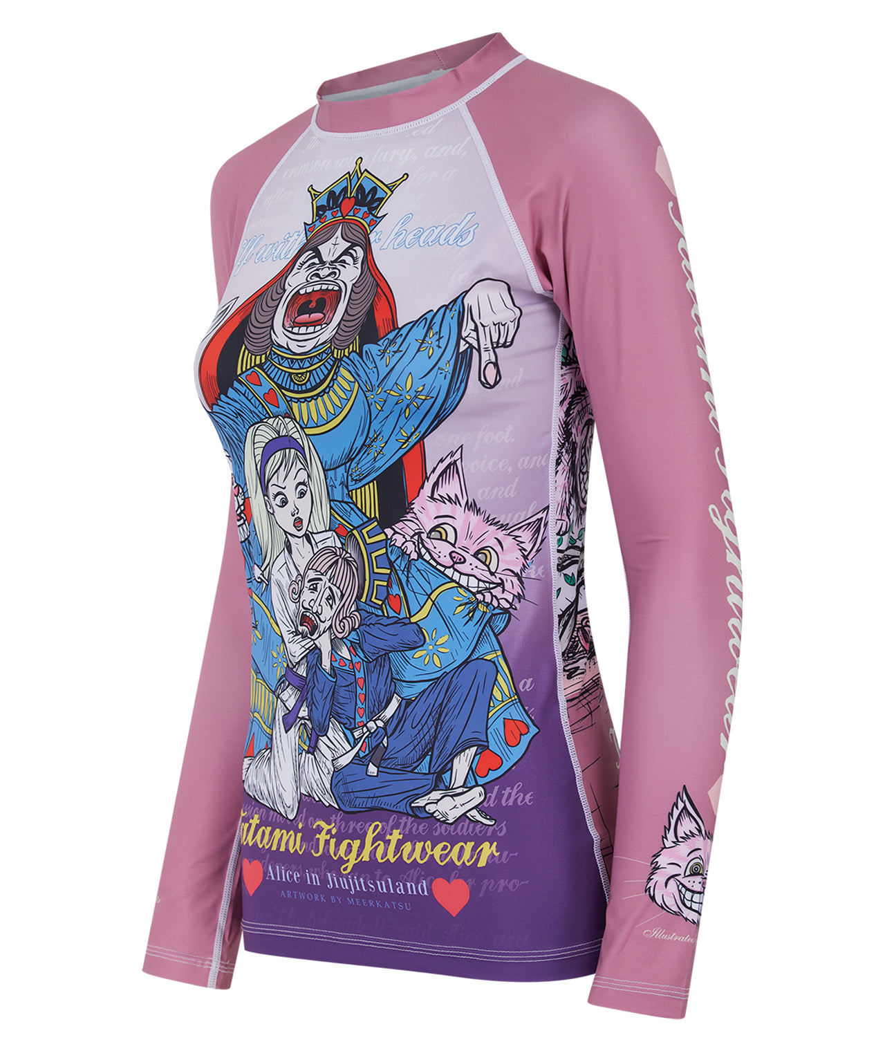 Ladies Meerkatsu Alice In Jiu-Jitsu Land Rash Guard – Tatami