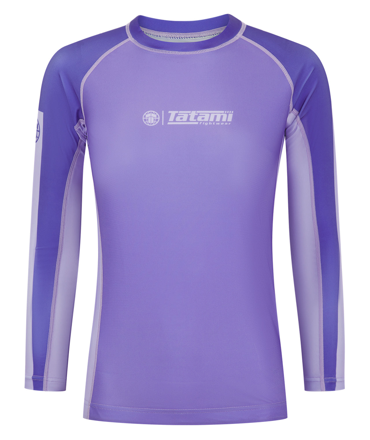 Ladies Contrast Long Sleeve Rash Guard - Purple – Tatami Fightwear USA