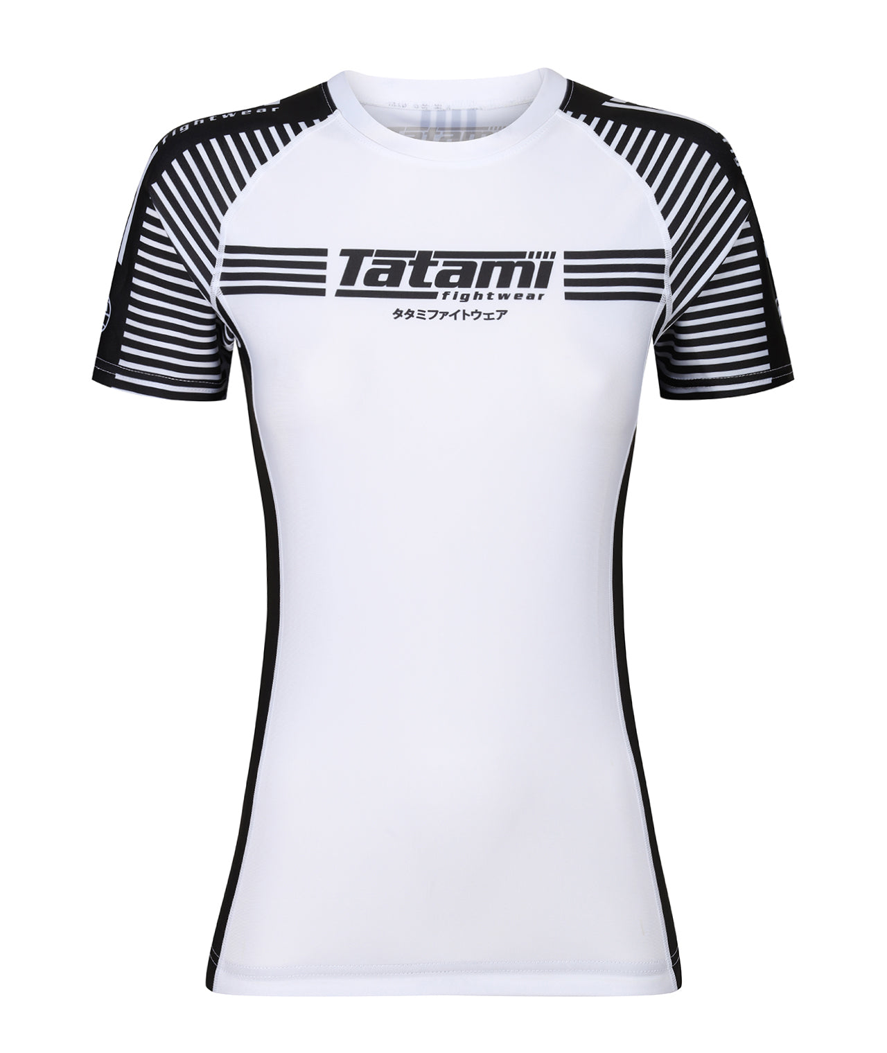 Ladies IBJJF Ranked Rash Guard - Black & White – Tatami Fightwear USA