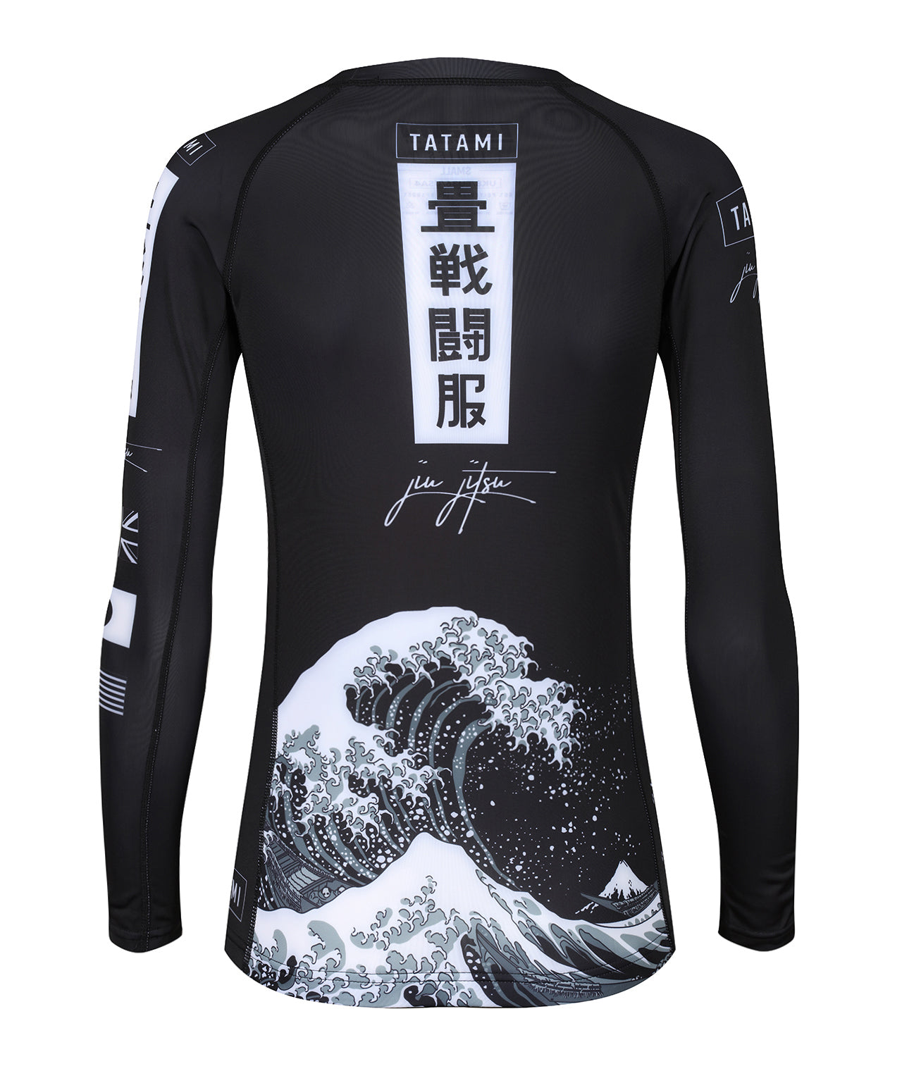 Ladies Kanagawa Long Sleeve Rash Guard - Black – Tatami Fightwear USA