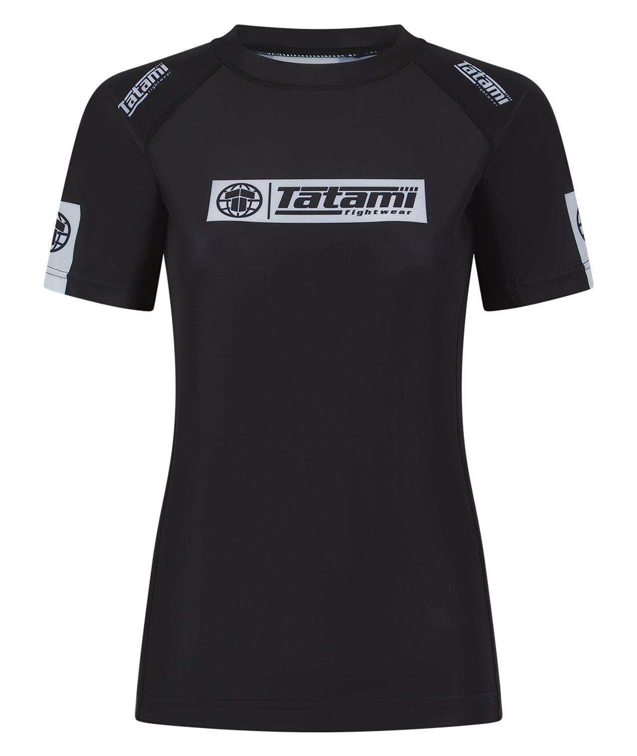 Ladies IBJJF Ranked Short Sleeve Rash Guard - Black – Tatami Fightwear USA
