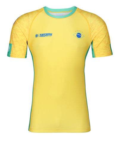 Abstract Rash Guard - Brazil