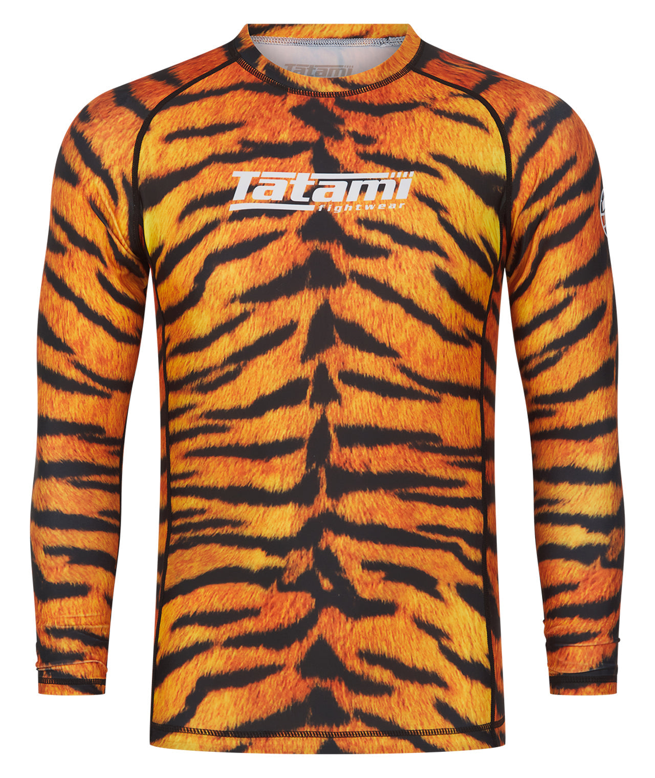 Helena Long Sleeve Rash Guard - Tiger – Tatami Fightwear USA