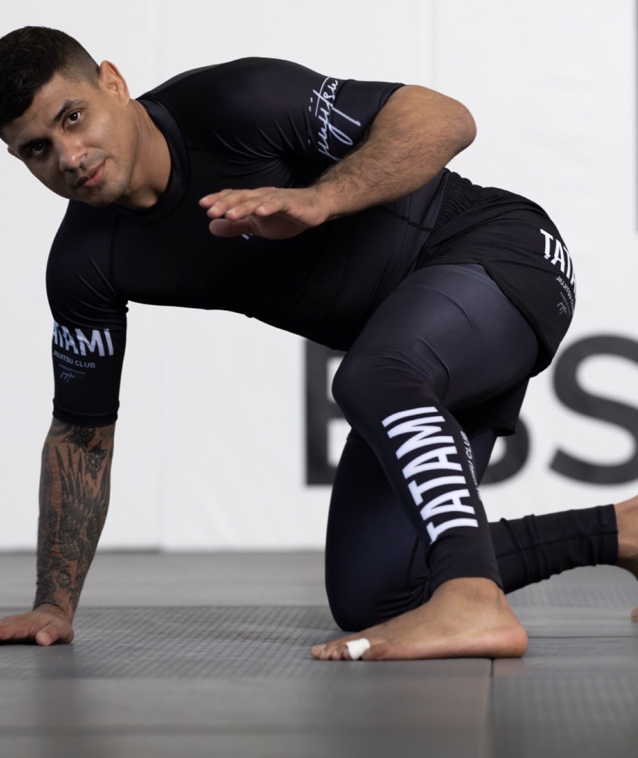 JJ Club Grappling Spats - Black – Tatami Fightwear USA