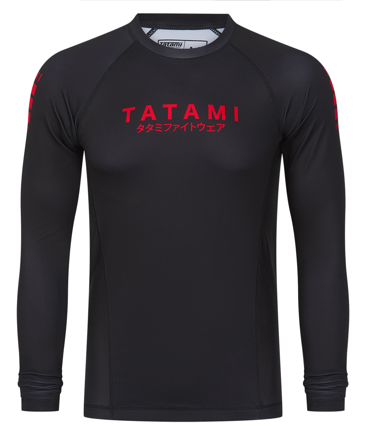 Katakana V2 Long Sleeve Rash Guard - Black – Tatami Fightwear USA