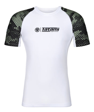 Renegade Rash Guard - White & Green