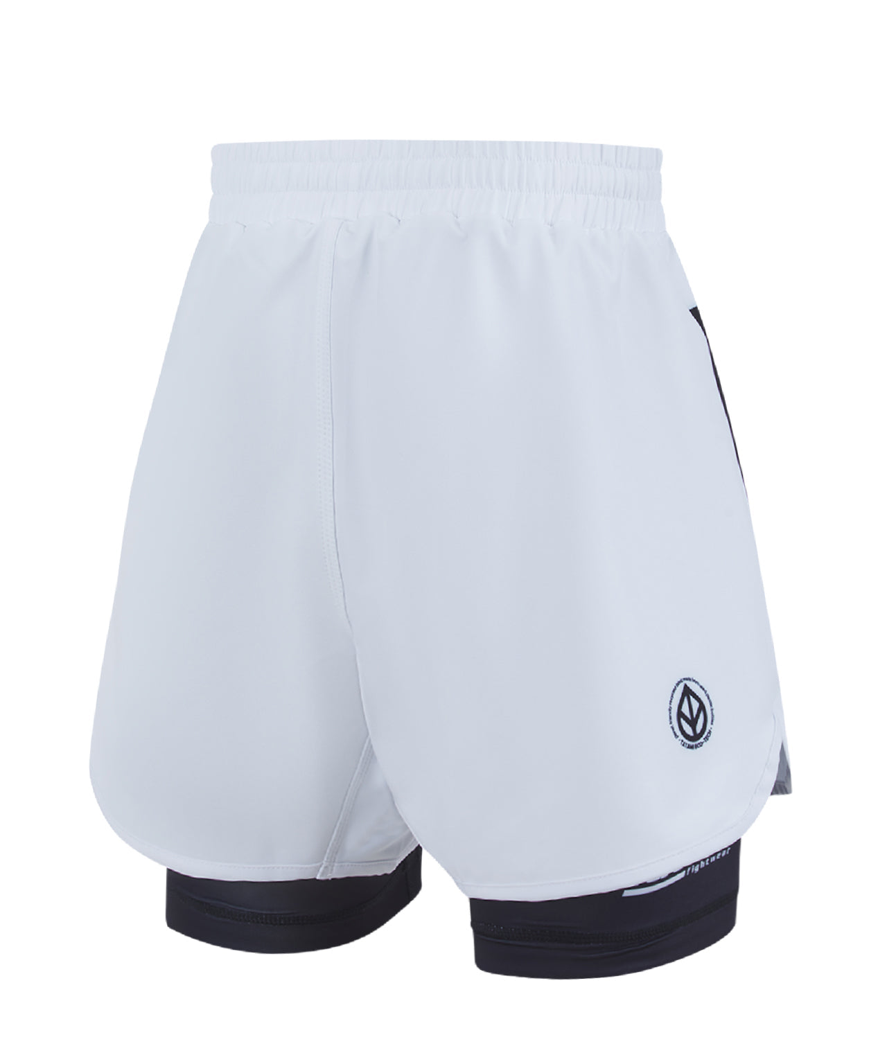 Ladies IBJJF Ranked Hybrid Shorts - Black & White – Tatami