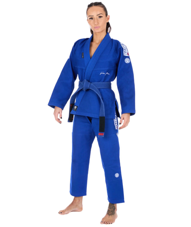 Ladies Elements Superlite Gi Blue Tatami Fightwear USA