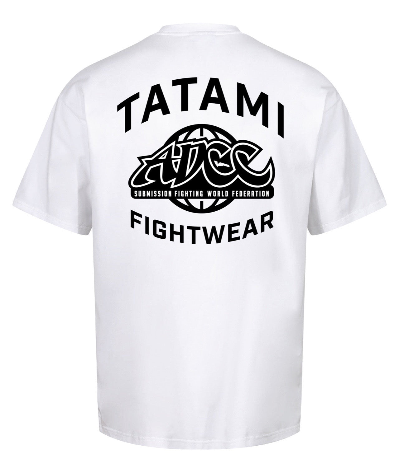 Tatami X ADCC Oversized T-Shirt - White – Tatami Fightwear USA