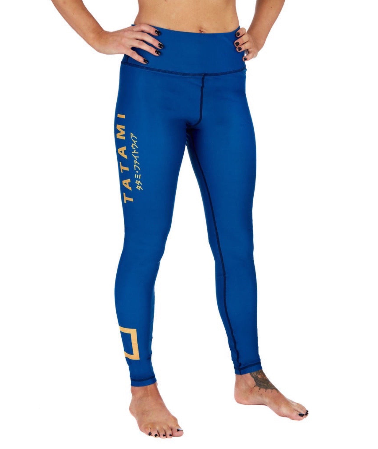 Ladies navy clearance leggings