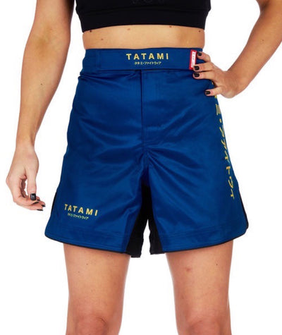 Ladies Katakana Grappling Shorts - Navy