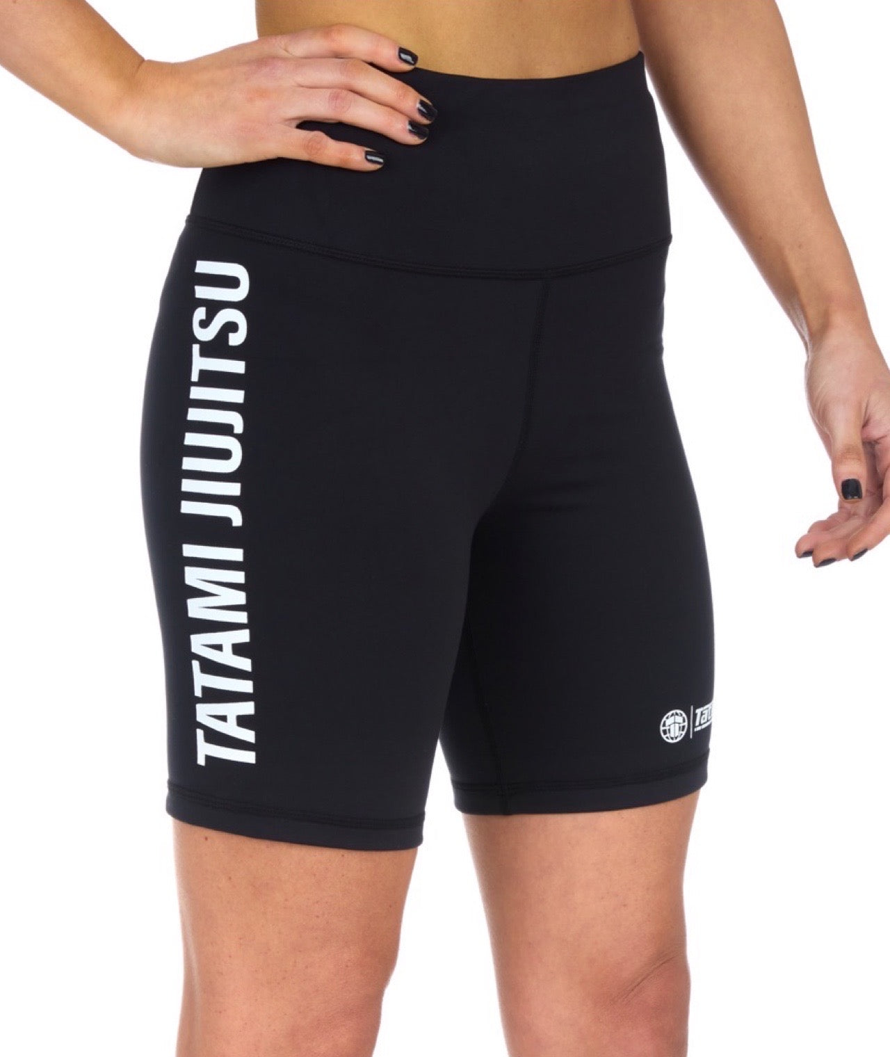 Ladies Impact Longline Shorts - Black – Tatami Fightwear USA