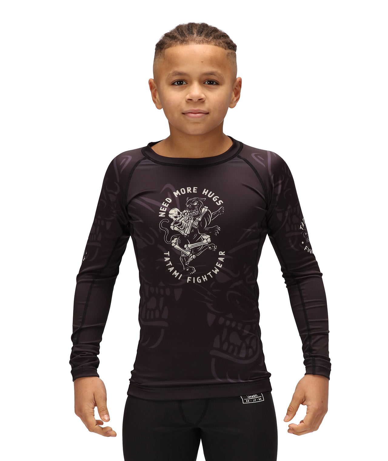 Kids Need More Hugs Eco Tech Recycled Rash Guard – Tatami Fightwear USA